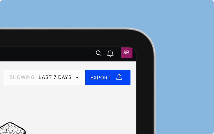 Dashboard toolbar icons